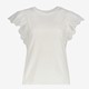 Dames top wit met vlindermouwen