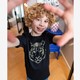 Jongens T-shirt zwart met tijgerkop