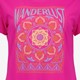 Dames T-shirt fuchsia roze