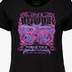 Dames T-shirt zwart roze