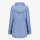 Dames parka jas lichtblauw