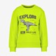Jongens sweater geel met dino