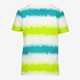 Jongens tie dye T-shirt wit
