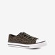Scapino dames canvas gympen met luipaardprint