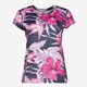 Osaga dames sport T-shirt roze bloemenprint