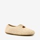 Thu!s dames teddy pantoffels beige