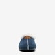 Gevoerde dames pantoffels blauw