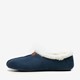 Gevoerde dames pantoffels blauw