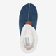 Gevoerde dames pantoffels blauw