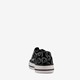 Canvas kinder sneakers zwart met smileys