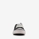 Canvas kinder sneakers zwart met smileys