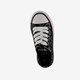 Canvas kinder sneakers zwart met smileys