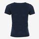 Meisjes basic T-shirt blauw