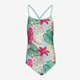 Osaga meisjes badpak met bloemenprint