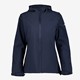 Mountain Peak dames softshell jas donkerblauw
