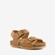 Groot leren kinder bio sandalen cognac