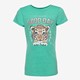TwoDay meisjes T-shirt groen tijgerkopje