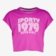 Osaga meisjes sport T-shirt cropped roze