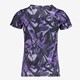 Dry sport meisjes T-shirt paars met print