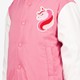 Meisjes baseball jas roze