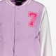 Meisjes baseball jas paars
