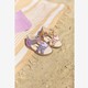 Leren meisjes sandalen metallic roze