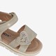 Meisjes sandalen met hartjes goud