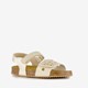 Hush Puppies meisjes bio sandalen met bloem goud