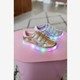 Meisjes sneakers zilver met lichtjes