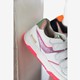 Leren meisjes sneakers wit roze