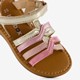 Meisjes sandalen goud roze paars