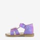 Leren meisjes sandalen metallic paars