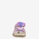 Leren meisjes sandalen metallic paars