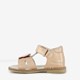 Leren meisjes sandalen metallic roze