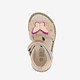 Leren meisjes sandalen metallic roze