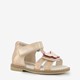 Leren meisjes sandalen metallic roze