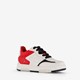 Leren jongens sneakers wit rood
