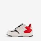 Leren jongens sneakers wit rood