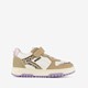 Leren meisjes sneakers beige lila