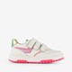 Leren meisjes sneakers wit roze