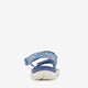 Meisjes denim sandalen met hartjes