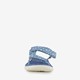 Meisjes denim sandalen met hartjes