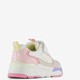 Meisjes sneakers wit pastelroze