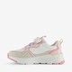 Meisjes sneakers wit pastelroze