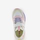 Meisjes sneakers wit pastelroze