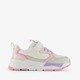 Meisjes sneakers wit pastelroze
