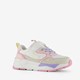 Meisjes sneakers wit pastelroze