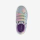 Meisjes sneakers zilver met lichtjes