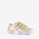 Meisjes sneakers met lichtjes goud
