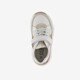 Leren meisjes sneakers wit met tijgerprint